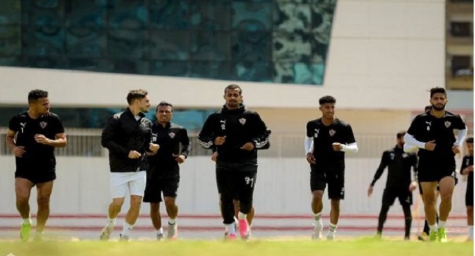 الزمالك يختتم تدريباته الجمعة استعدادا لمواجهة بترو أتلتيكو بدوري الأبطال
