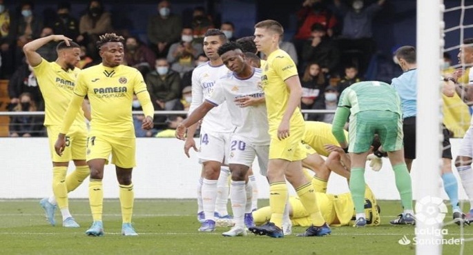 ريال مدريد يتعادل أمام فياريال سلبيًا بالليجا الإسبانية