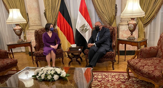 بالصور .. شكرى يبحث مع وزيرة خارجية ألمانيا سبل تعزيز العلاقات بين البلدين