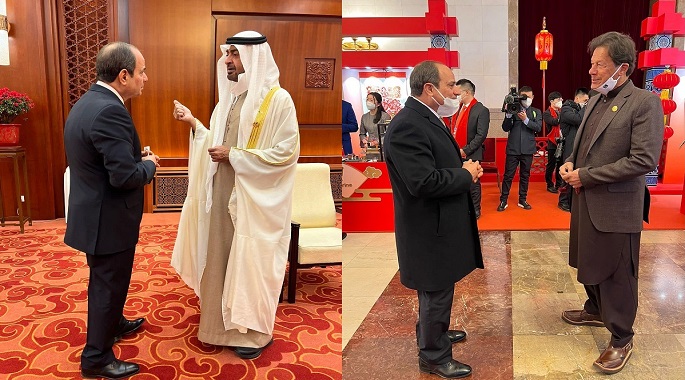 بالصور .. السيسي يجري مباحثات مع عدد من القادة المشاركين في حفل افتتاح دورة الألعاب الأولمبية الشتوية الـ 24