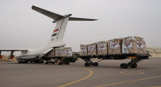 بالفيديو والصور .. بتوجيهات الرئيس السيسى.. مصر ترسل شحنات طبية إهداء للشعب السودانى الشقيق