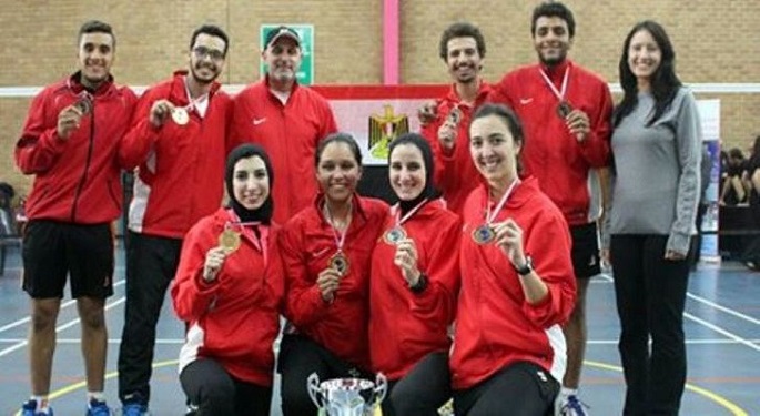 مصر تحصد 9 ميداليات ببطولة أفريقيا للريشة الطائرة