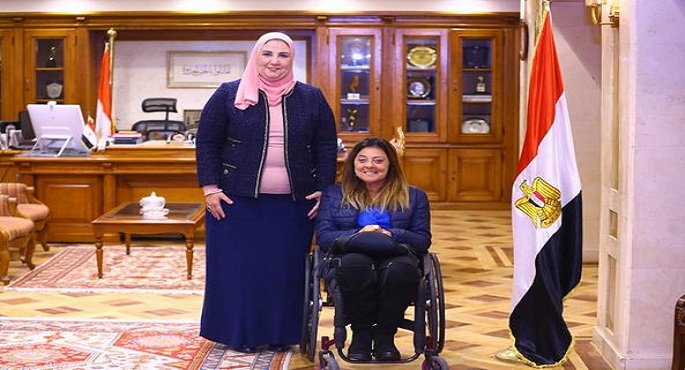 بالصور.. القباج تستقبل دكتور إيمان كريم المشرف العام على المجلس القومي للأشخاص ذوي الإعاقة لمناقشة فرص العمل المشترك