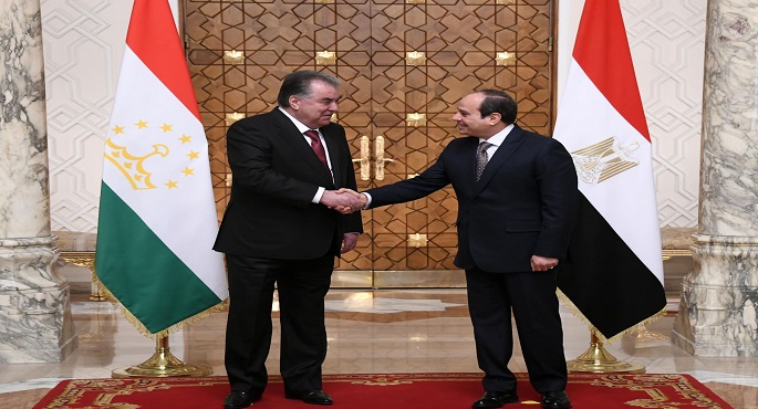 بالفيديو والصور.. خلال جلسة مباحثات.. الرئيس السيسي يبحث مع نظيره الطاجيكي تطورات الأوضاع ذات الاهتمام المشترك