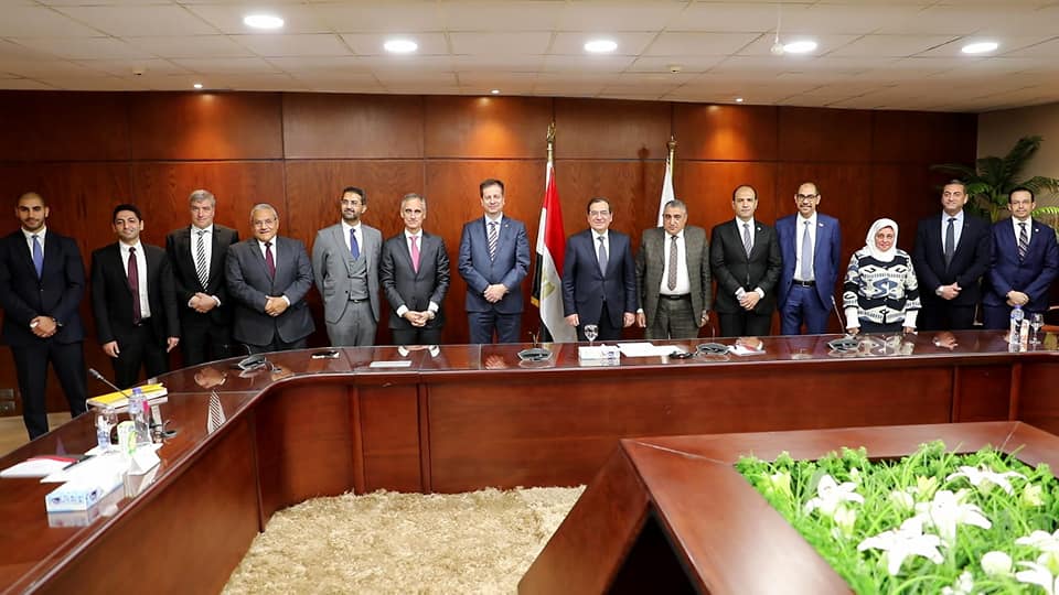 مباحثات وزير البترول والثروة المعدنية مع وفد شركة SAP العالمية للبرمجيات