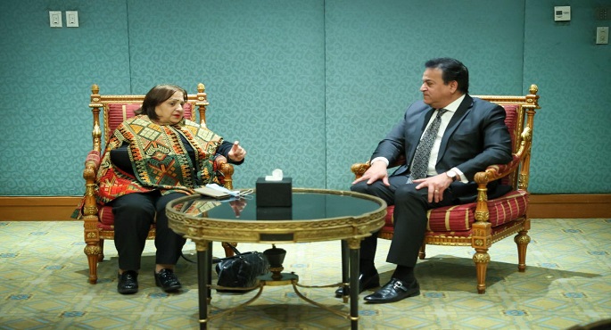 بالصور.. خالد عبد الغفار يوجه بتقديم كافة أوجه الدعم الفني في مختلف التخصصات الطبية لدولة فلسطين الشقيقة