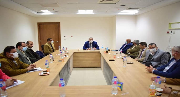 بالصور .. وزير الري وقيادات الوزارة يبدأون العمل بالعاصمة الإدارية الجديدة