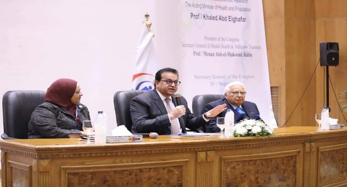 بالصور.. خالد عبد الغفار يفتتح المؤتمر السابع للأمانة العامة للصحة النفسية وعلاج الإدمان