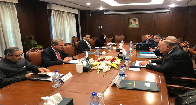 بالصور.. شكري ونظيره الباكستاني يبحثان سُبل دعم العلاقات الثنائية
