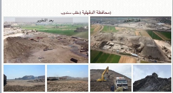 بالصور … شعراوى : التخلص من 8 مقالب تاريخية ورفع  2.5 مليون طن قمامة
