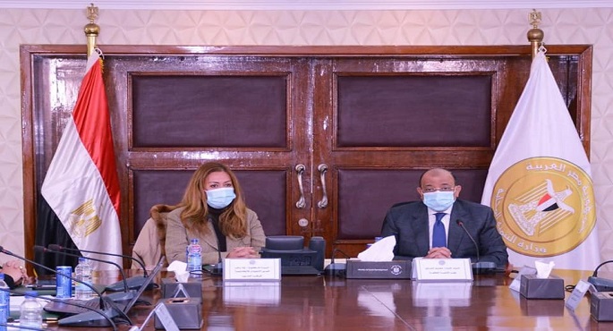 بالصور .. وزير التنمية : تنسيق وتعاون مع الأكاديمية الوطنية للتدريب ومؤسسة حياة كريمة
