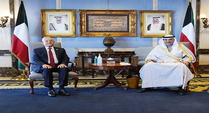 رئيس مجلس النواب يلتقي رئيس مجلس الوزراء الكويتي