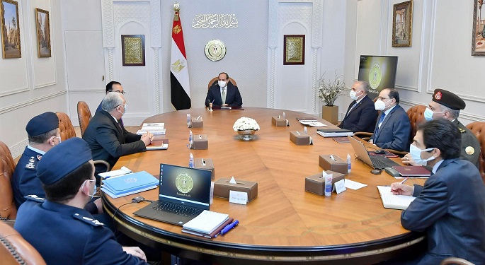 الرئيس السيسي يتابع تطورات الموقف التنفيذي للمشروع القومي للإنتاج الزراعي “مستقبل مصر”