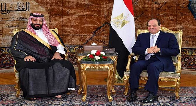 الرئيس السيسي يؤكد لابن سلمان تضامن مصر الكامل مع السعودية في التصدي لمحاولات النيل من استقرارها