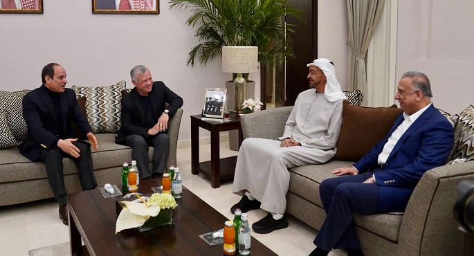 بالصور.. السيسي يبحث مع عاهل الأردن وبن زايد والكاظمي الظروف العالمية على قطاعات الأمن الغذائي والطاقة
