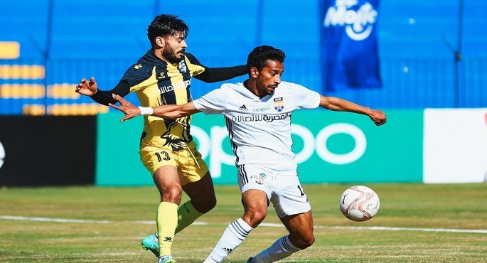 فوز المقاولون العرب على الجونة 2-1 في الدوري الممتاز لكرة القدم