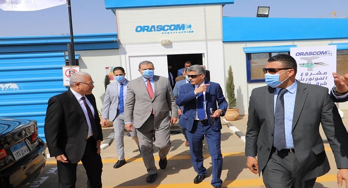 بالصور.. سعفان يتابع استراتيجية حماية العمالة بمشروع مونوريل العاصمة