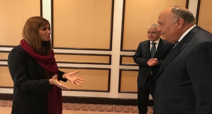 بالصور.. شكري يبحث مع وزيرة الدولة الباكستانية لتغير المناخ تعزيز التنسيق بين البلدين