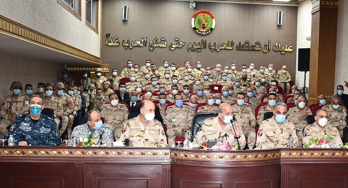 بالفيديو والصور .. الفريق أول / محمد زكي يشهد المرحلة الرئيسية لمشروع مراكز القيادة التعبوى ( باهر – 21 )