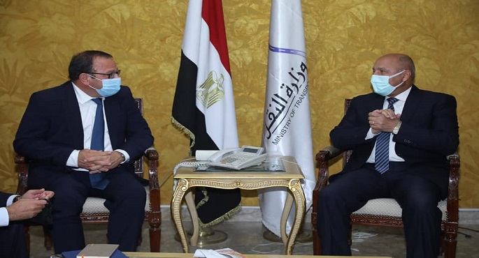 وزير النقل يجتمع مع تحالف فينسي الفرنسية لمتابعة معدلات تنفيذ المرحلة الثالثة للخط الثالث للمترو