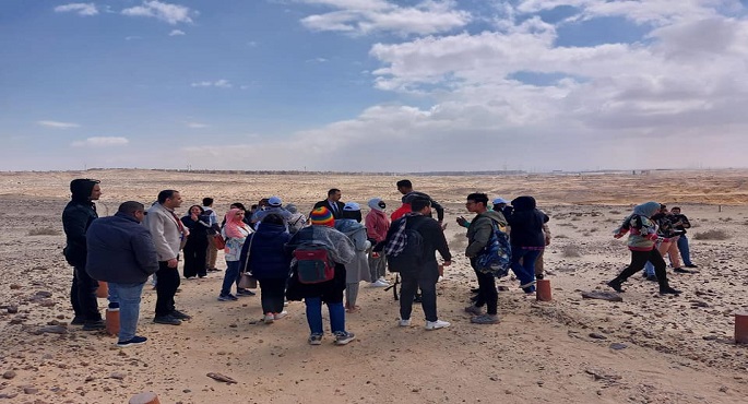 “الغابة المتحجرة” تستقبل وفود الملتقي العربي الإفريقي لتعزيز دور المتطوعين في مواجهة التغيرات المناخية