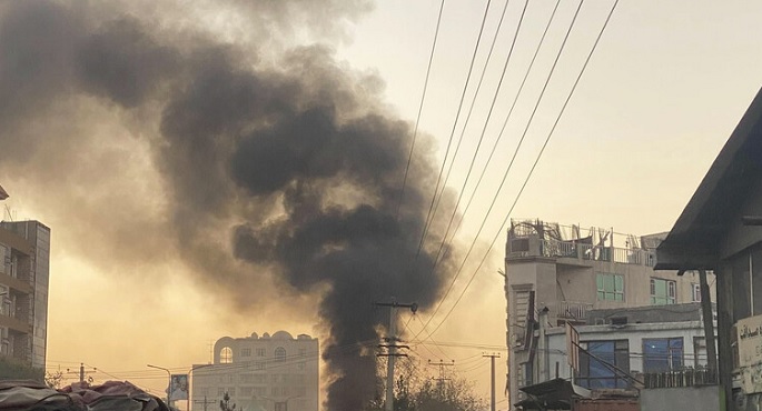 انفجار أمام المطار العسكري في العاصمة كابل وسقوط ضحايا