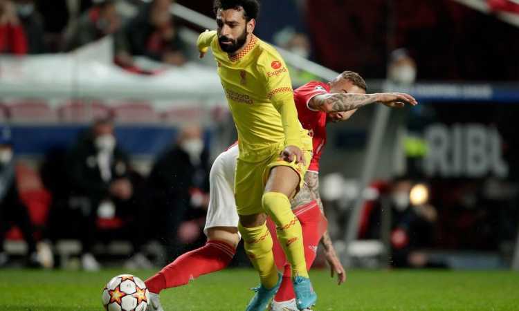 بمشاركة صلاح.. ليفربول يضع قدما في نصف نهائي أبطال أوروبا بفوزه على بنفيكا 3-1