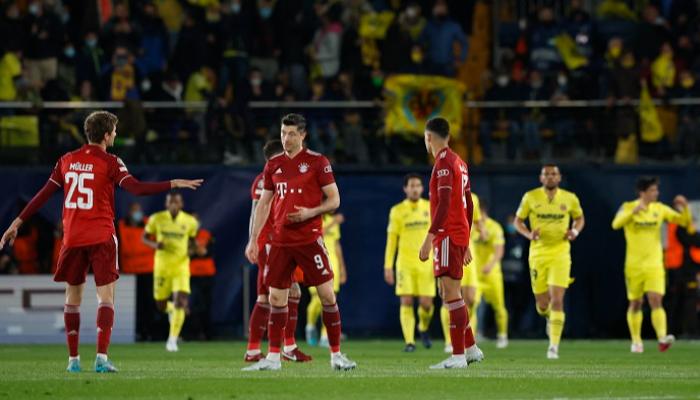 فياريال يفوز علي بايرن ميونخ بهدف نظيف في ذهاب ربع نهائي دوري أبطال أوروبا