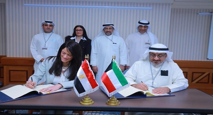 بالصور .. المشاط توقع مع الصندوق الكويتي للتنمية اتفاق منحة لإعداد دراسات جدوى مشروع إنشاء خط ربط سكة حديد بين مصر والسودان