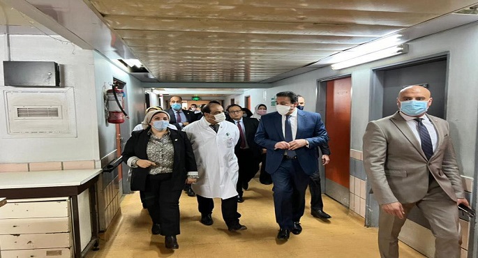 بالصور .. خالد عبد الغفار يوجه بتطوير شامل لمستشفى الهلال وتحديث جميع أجهزة قسم العلاج الطبيعي