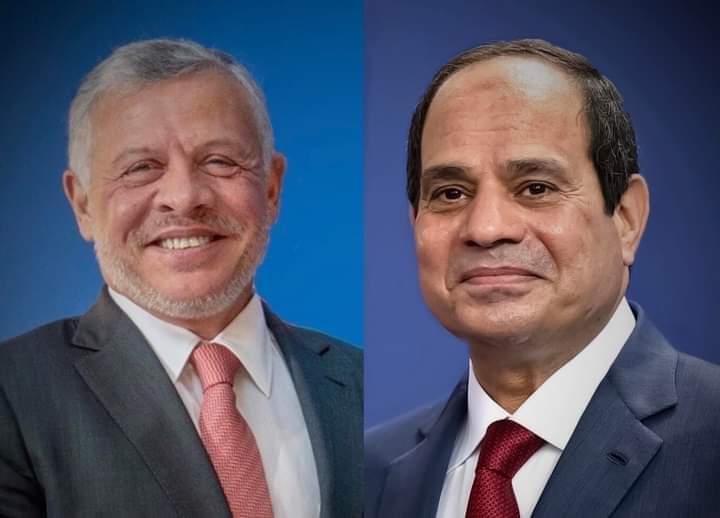 الرئيس السيسي يتبادل التهنئة بحلول شهر رمضان مع ملك المملكة الأردنية الهاشمية