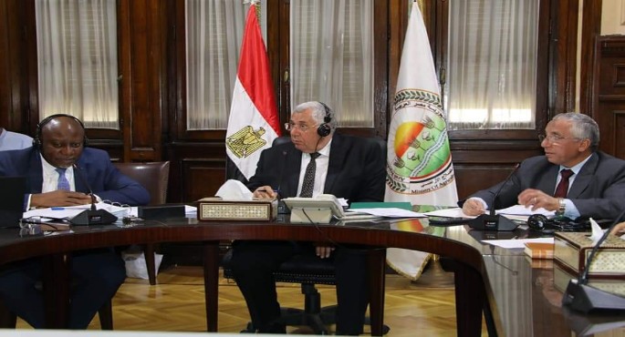 بالصور.. وزير الزراعة يترأس اجتماع مجلس وزراء الأرز الإفريقي