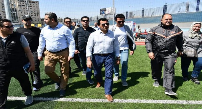 بالصور.. وزير الرياضة يتفقد الأعمال الإنشائية بفرع نادي النادي بشيراتون قبيل افتتاحه