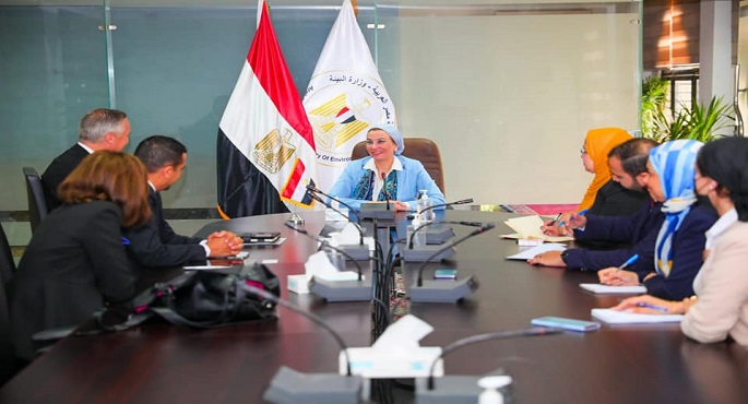 بالصور..وزيرة البيئة تلتقى مسئولي الغرفة الألمانية العربية للصناعة والتجارة وتبحث اوجه التعاون المشترك