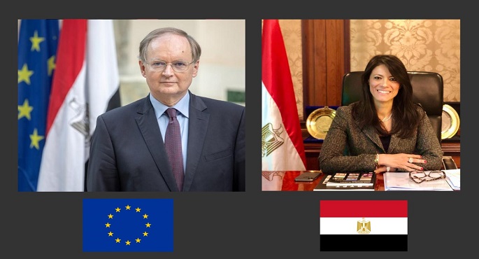المشاط تبحث مع سفير الاتحاد الأوروبي المشروعات المستقبلية المشتركة