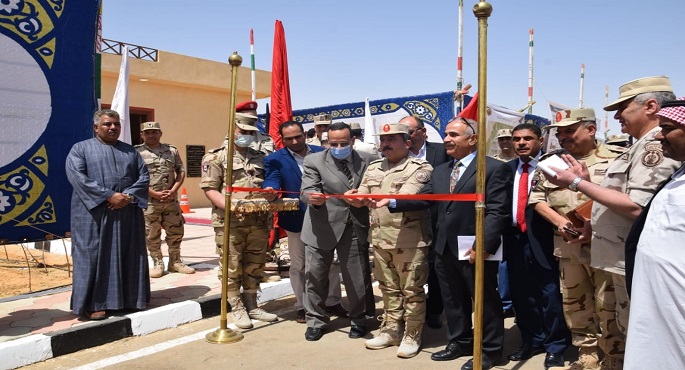 بالصور.. المتحدث العسكري: القوات المسلحة تفتتح تجمع تنموى جديد بمحافظة شمال سيناء