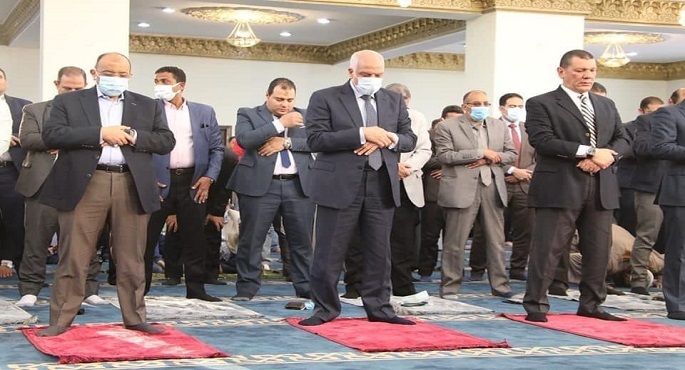 بالصور..وزيرا التنمية المحلية والأوقاف ومفتي الجمهورية ومحافظ الجيزة يفتتحون مسجد السيدة خديجة بنت خويلد بأكتوبر