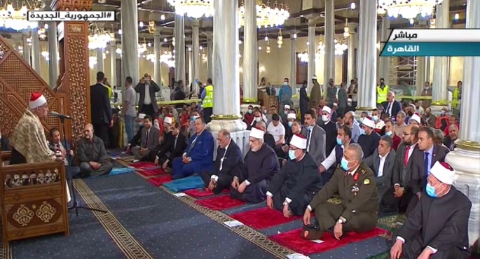 احتفال وزارة الأوقاف بذكرى “العاشر من رمضان” من مسجد “الإمام الحسين”