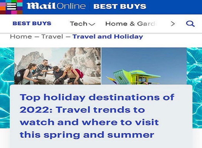 موقع Daily Mail يختار مصر ضمن أفضل المقاصد السياحية للزيارة خلال فصلي الربيع والصيف