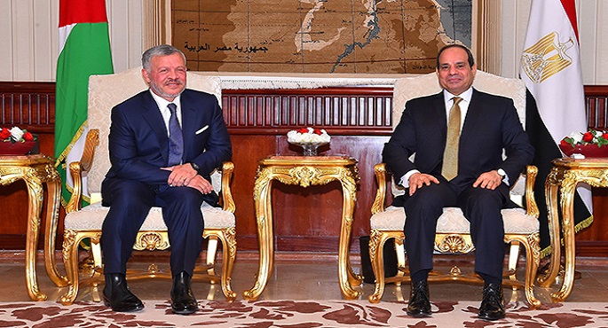 الرئيس السيسي يطمئن على الحالة الصحية للعاهل الأردني بعد إجرائه عملية جراحية ناجحة