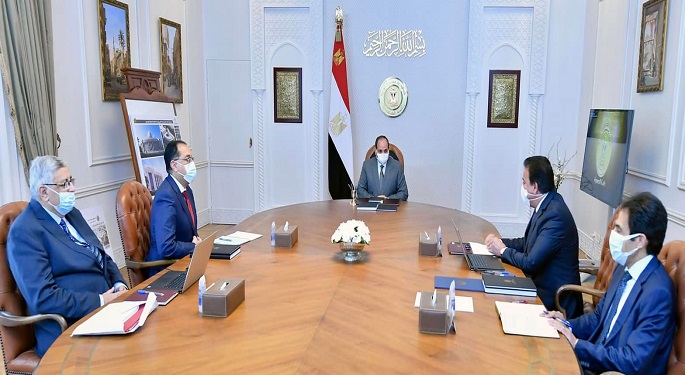 الرئيس السيسي يتابع الموقف التنفيذي لأهم المشروعات القومية بقطاعي الصحة والتعليم العالي