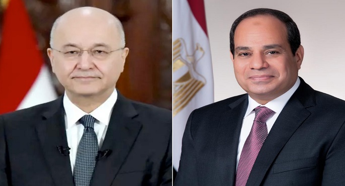 الرئيس السيسي يهنئ نظيره العراقي بعيد الفطر المبارك