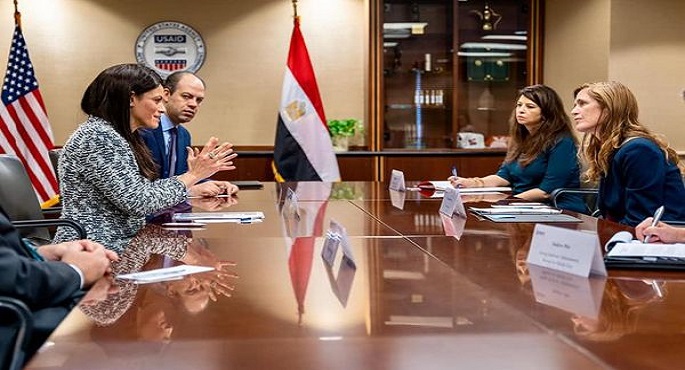 المشاط تلتقي رئيسة الوكالة الأمريكية للتنمية الدولية خلال اجتماعات الربيع بواشنطن
