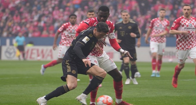 بايرن ميونخ يخسر أمام ماينز ١-٣ في الدوري الألماني