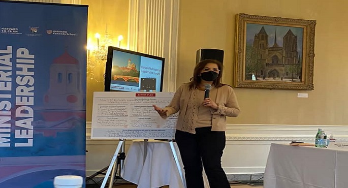 وزيرة التخطيط تستعرض تجربة مصر فى الإصلاح الاقتصادي بجامعة هارفارد