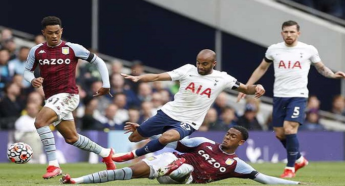 توتنهام يفوز على أستون فيلا برباعية نظيفة في الدوري الإنجليزي الممتاز