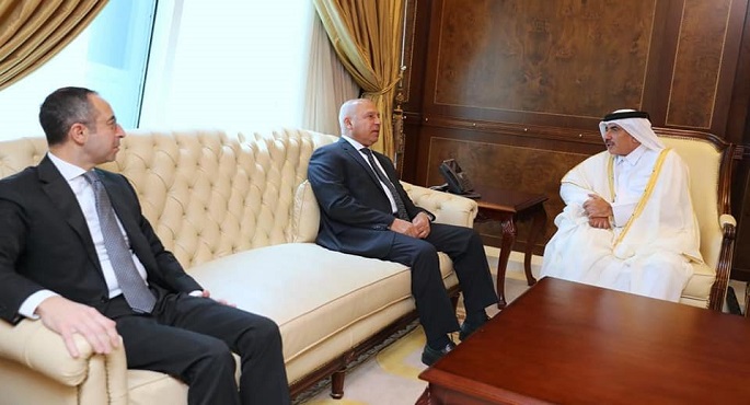 بالصور.. وزير النقل يبحث مع  رئيس الوزراء القطري سبل تعزيز التعاون الثنائي والشراكة في قطاع النقل