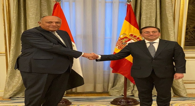 صور وفيديو.. شكري يبحث في مدريد تعزيز التعاون الثنائي.. وإسبانيا تؤكد أهمية مصر كشريك محوري بالمنطقة
