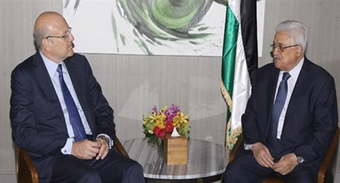 عباس يبحث مع ميقاتي آخر المستجدات بالمنطقة وما يخص القضية الفلسطينية