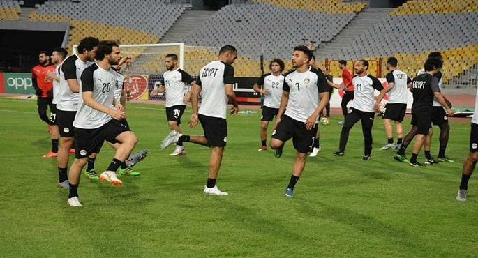 المنتخب يخوض تدريباته بالقاهرة استعداداً لمباراتي غينيا و إثيوبيا